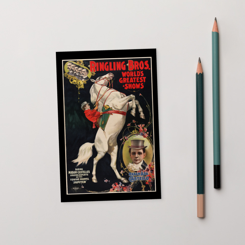 Standard Postcard: Ringling Brothers