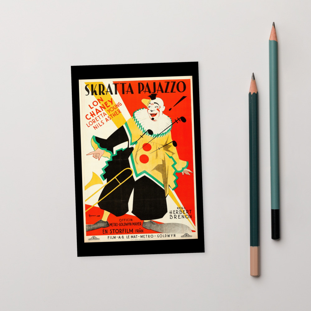 Standard Postcard: The Clown