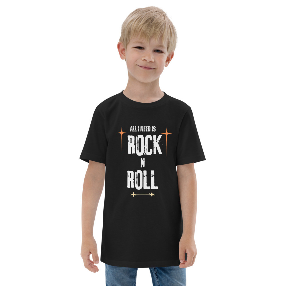 Youth jersey t-shirt: All I Need Is Rock N Roll