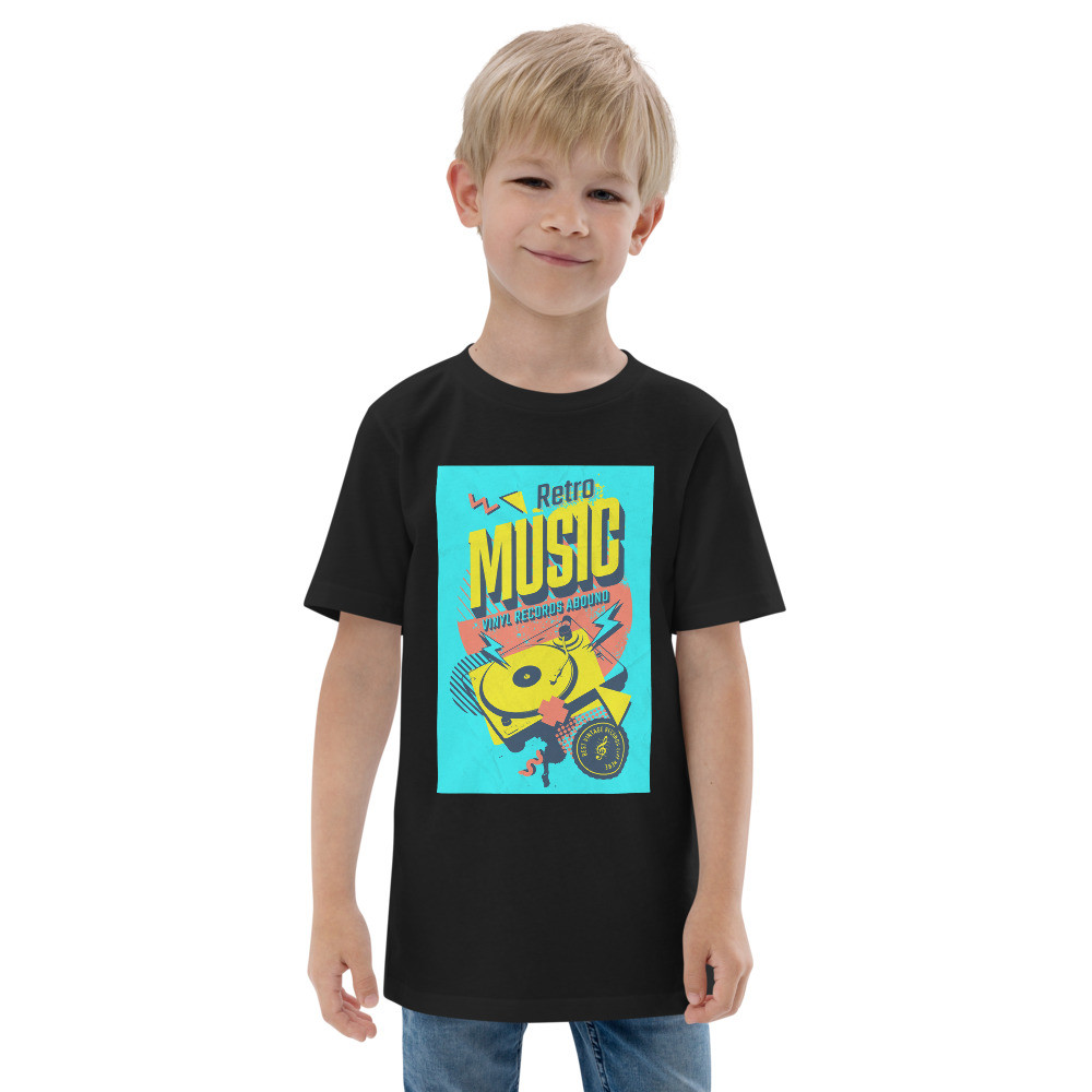 Youth jersey t-shirt: Retro Music