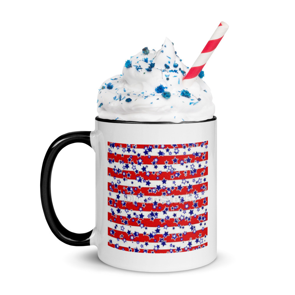 Mug with Color Inside: Stars & Stripes II