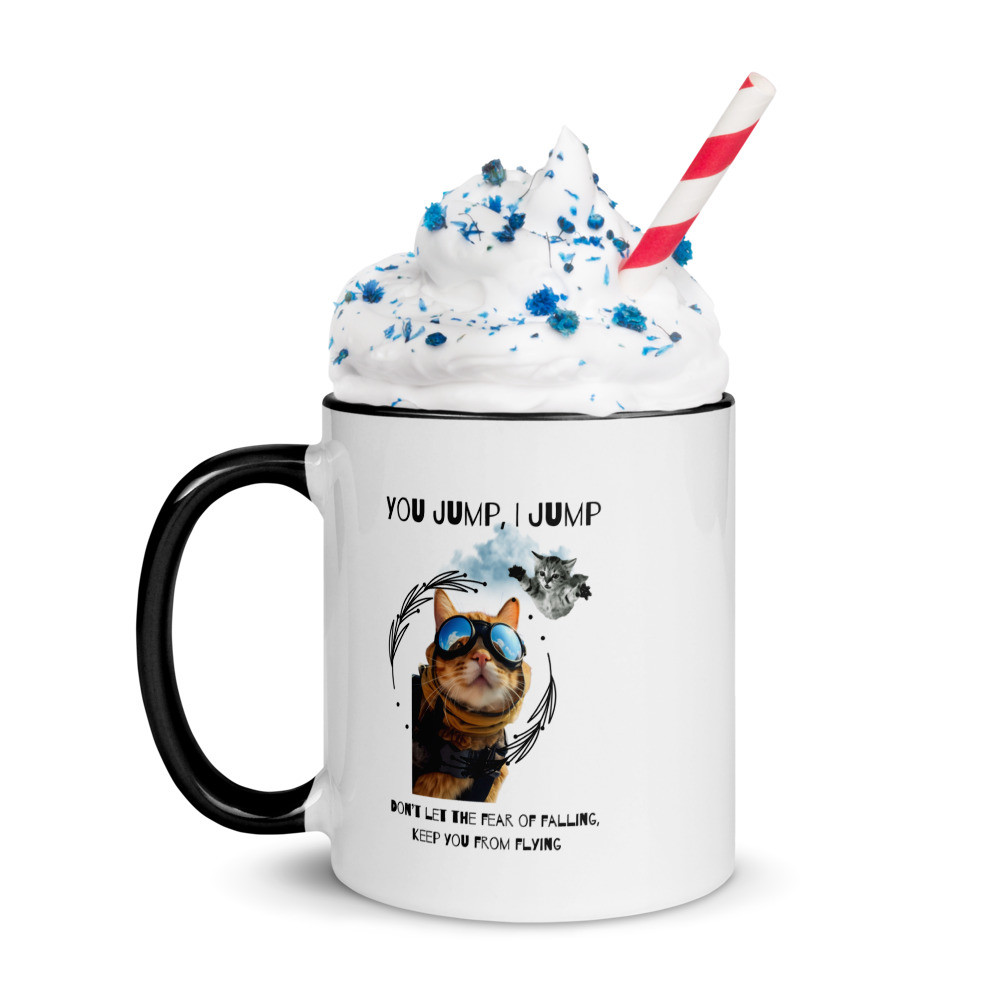 Mug with Color Inside: You Jump, I Jump