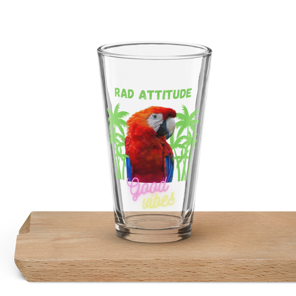 Shaker pint glass : Rad Feelings