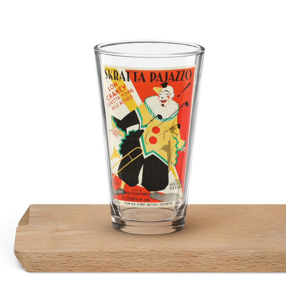 Shaker pint glass: The Clown