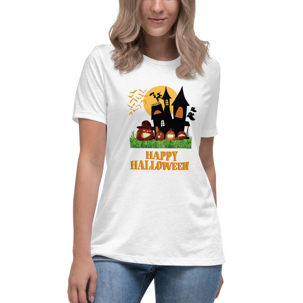 Women's Relaxed T-Shirt: Happy Halloween II