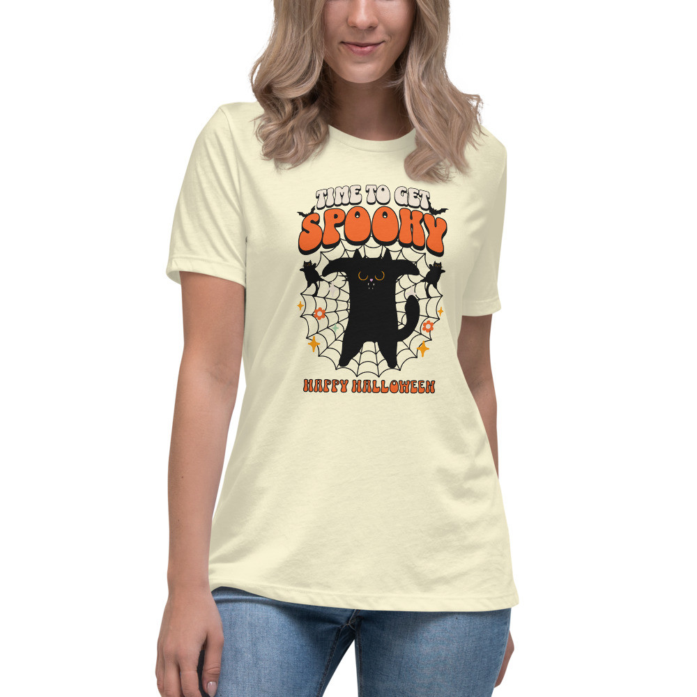 Women's Relaxed T-Shirt: Time To Get Spooky