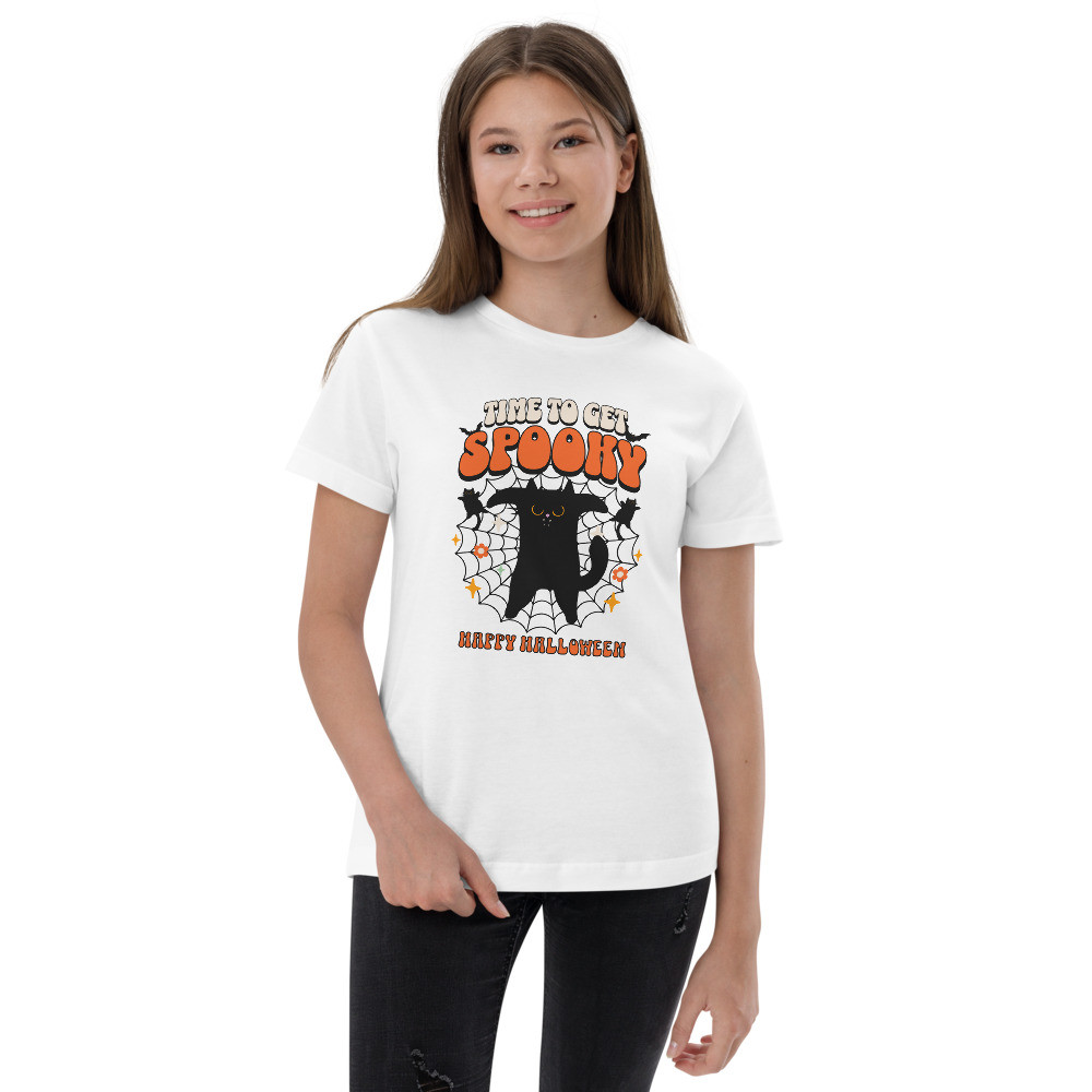 Youth jersey t-shirt: Time To Get Spooky
