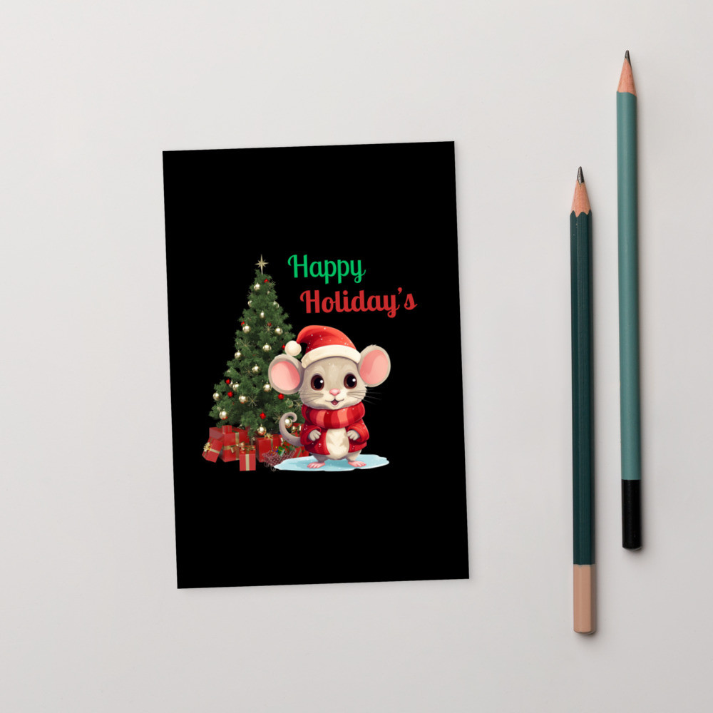 Standard Postcard: Happy Holiday's IV