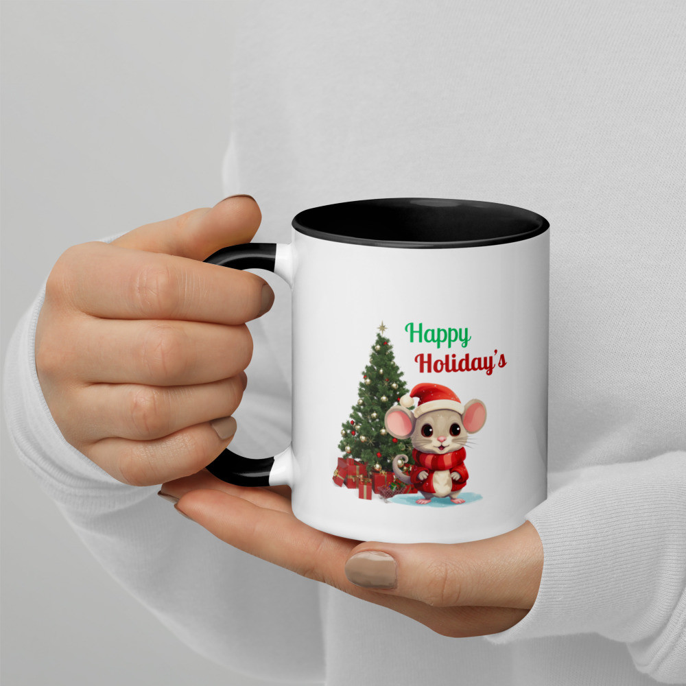 Mug with Color Inside: Happy Holiday's IV