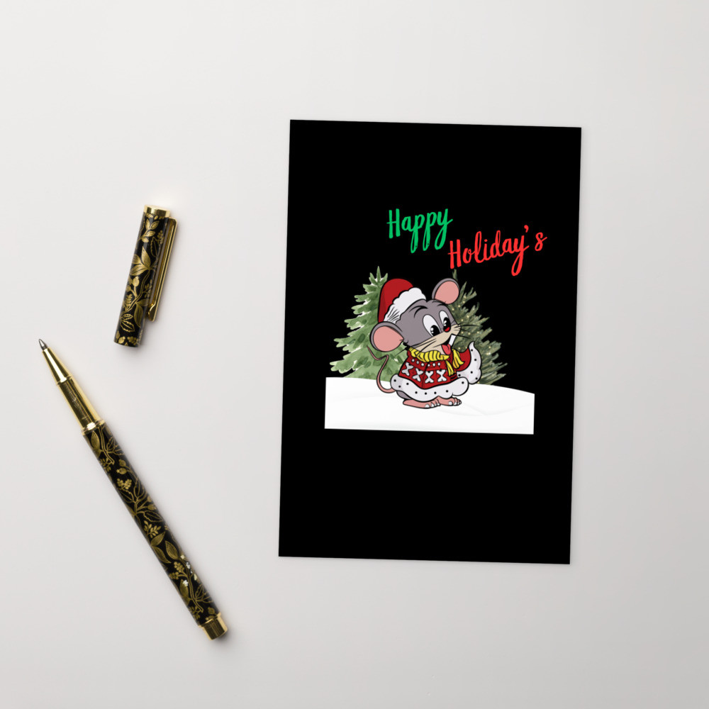 Standard Postcard: Happy Holiday's VI