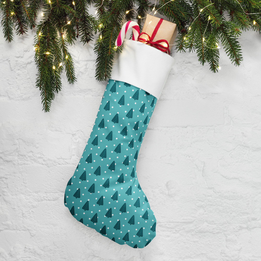 Christmas stocking: Christmas Trees