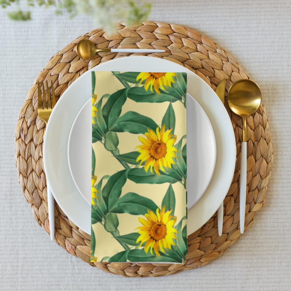 Cloth napkin set: Spring Time Flowers