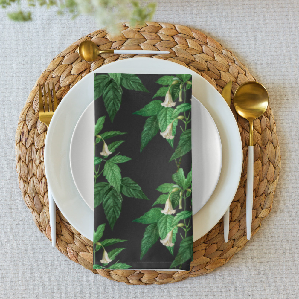 Cloth napkin set: Summer Time Leaves