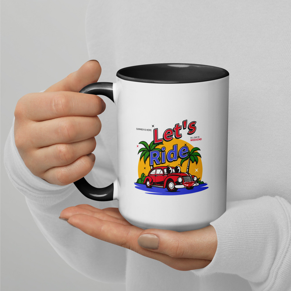 Mug with Color Inside: Let's Ride II