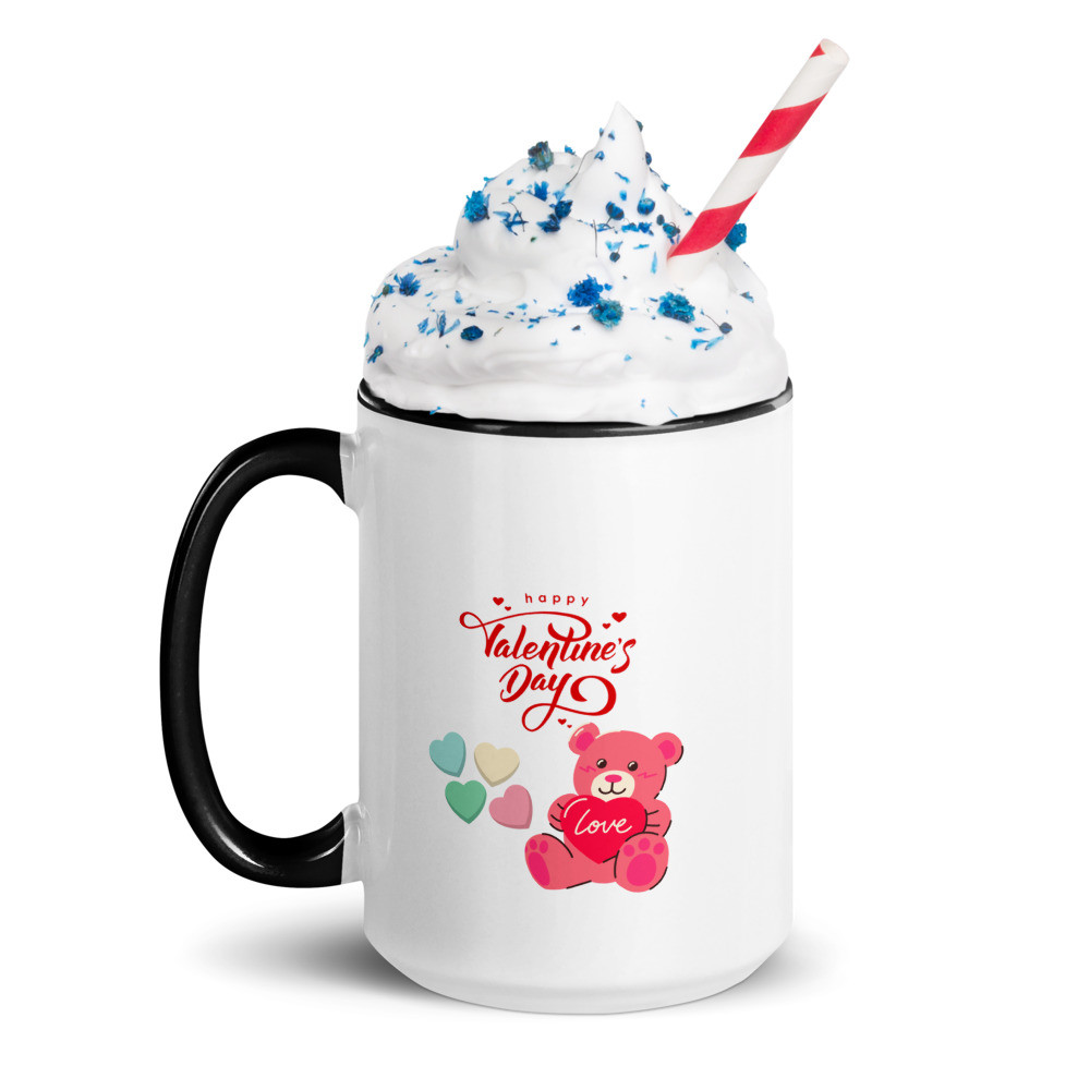 Mug with Color Inside: Happy Valentine's Day