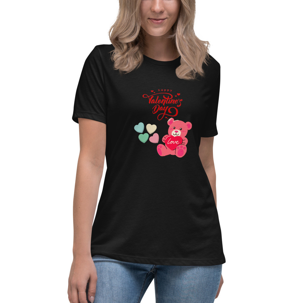 Women's Relaxed T-Shirt: Happy Valentine's Day