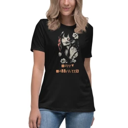 Women's Relaxed T-Shirt: Japan Happy Halloween