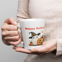 Latte mug: Happy Halloween VII