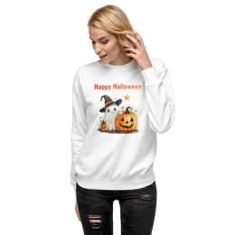 Unisex Premium Sweatshirt: Happy Halloween VII