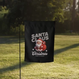 Garden flag: Santa Claus Christmas II