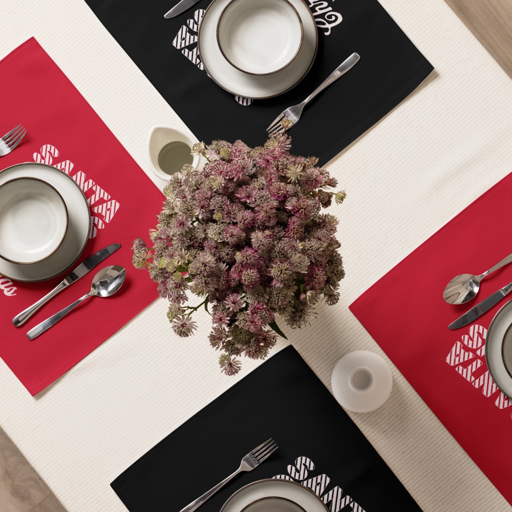 Placemat Set: Santa Claus Christmas II