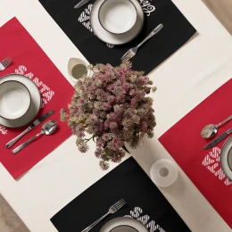 Placemat Set: Santa Claus Christmas II