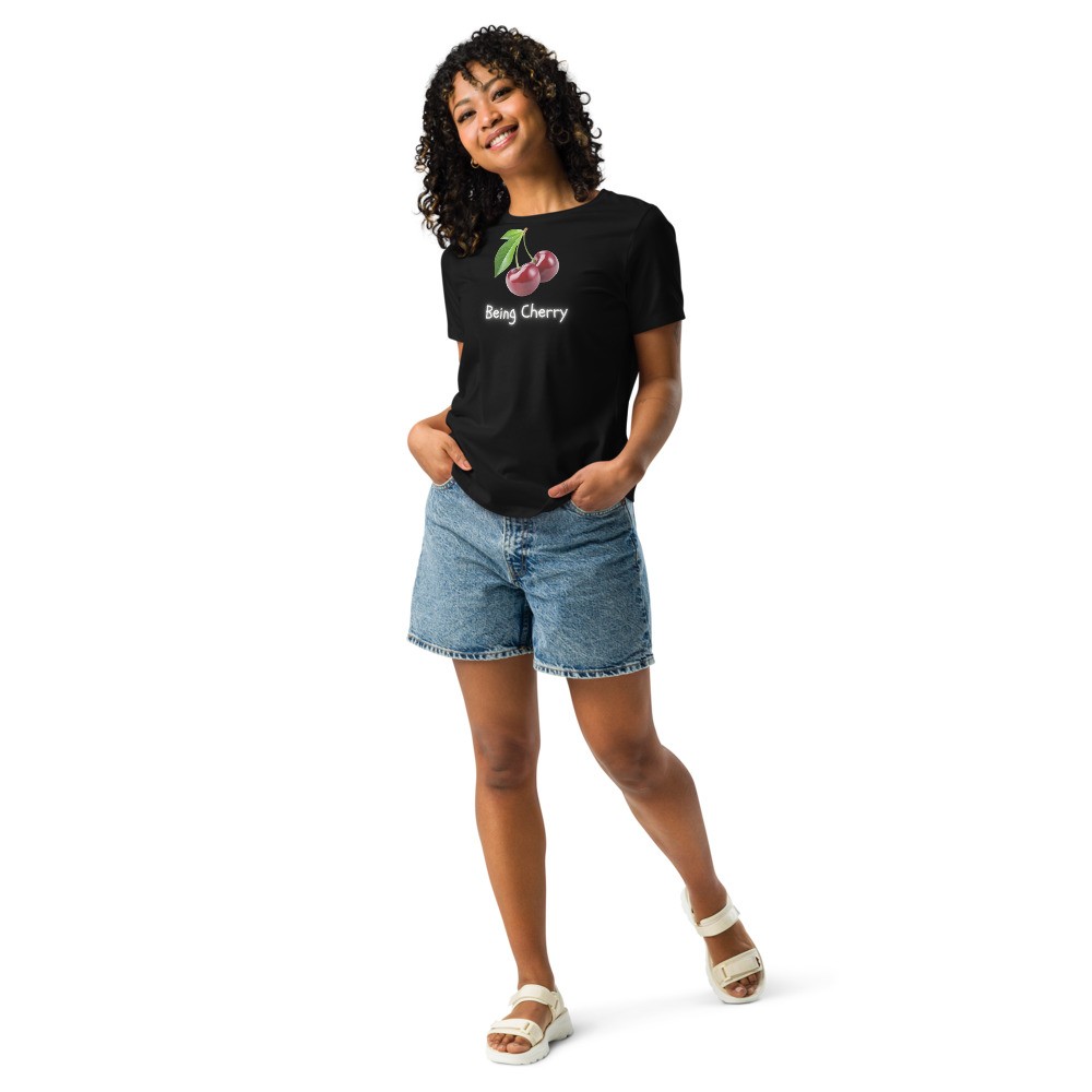 Women's Relaxed T-Shirt: Being Cherry