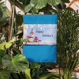 Garden flag: Happy Holiday's 25
