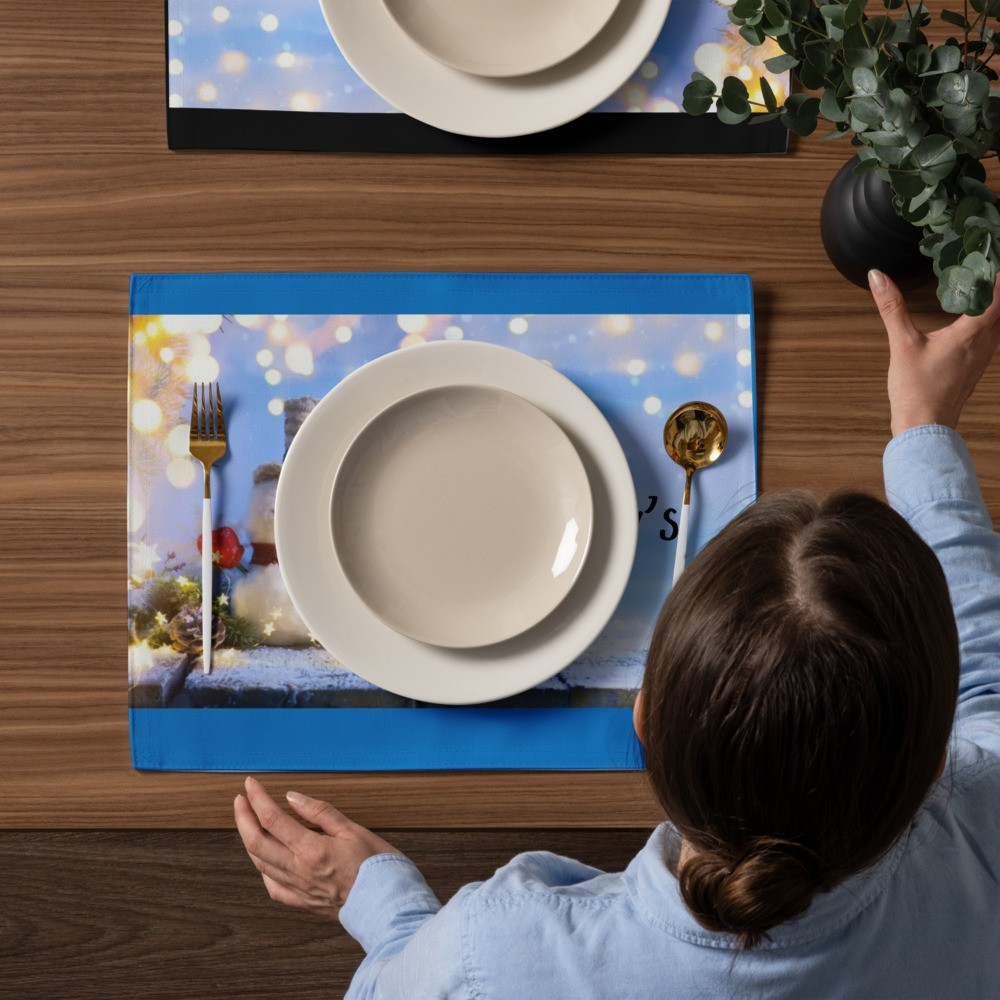 Placemat Set: Happy Holiday's 25