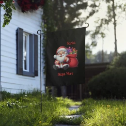 Garden flag: Santa 25