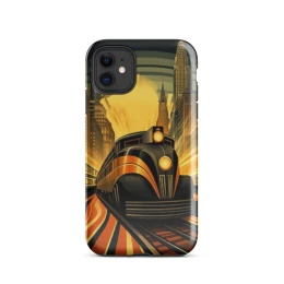 Tough Case for iPhone®: Train in City
