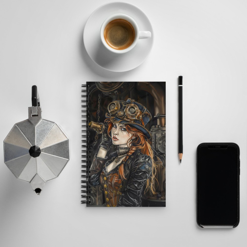 Spiral notebook: Victorian Industrial