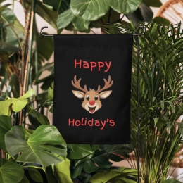 Garden flag" Happy Holiday's 26