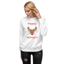 Unisex Premium Sweatshirt: Happy Holiday's 26