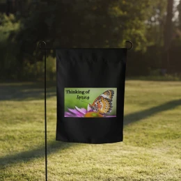 Garden flag: Thinking of Spring