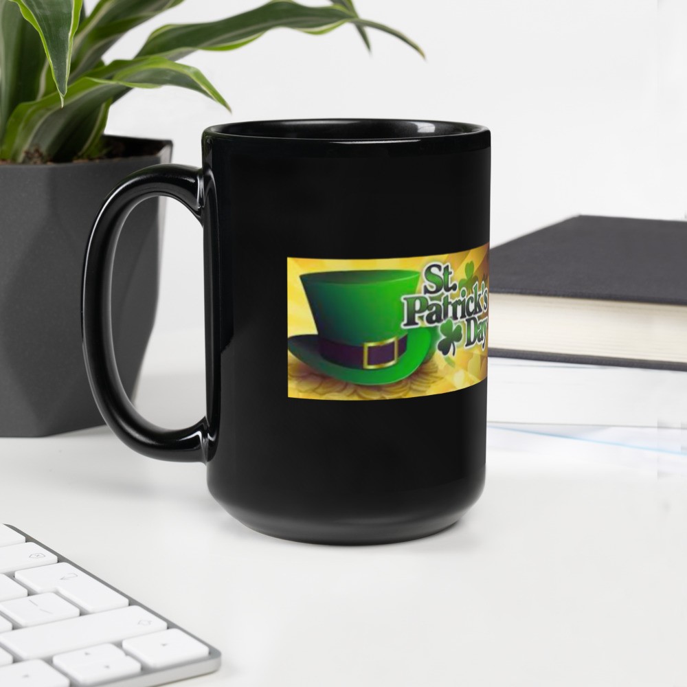 Black Glossy Mug: St Patrick's Day
