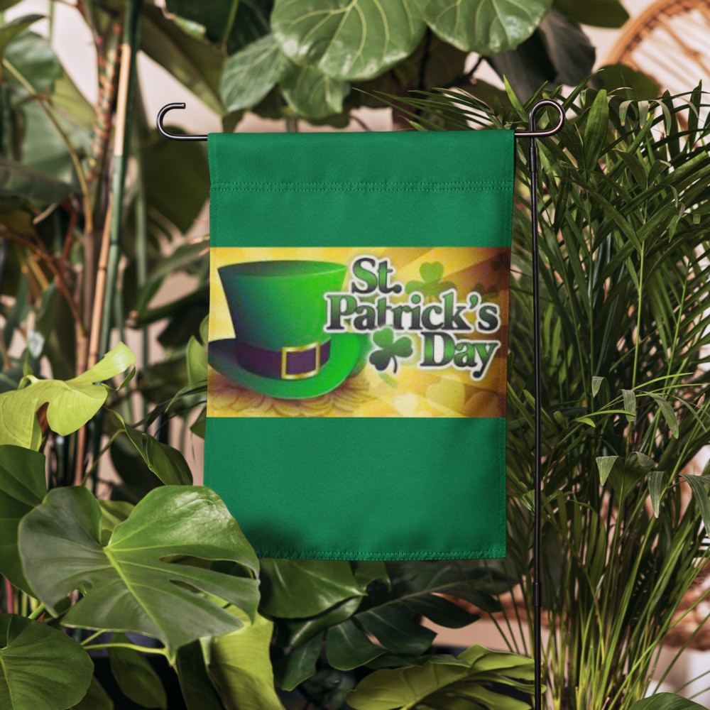 Garden flag: St Patrick's Day