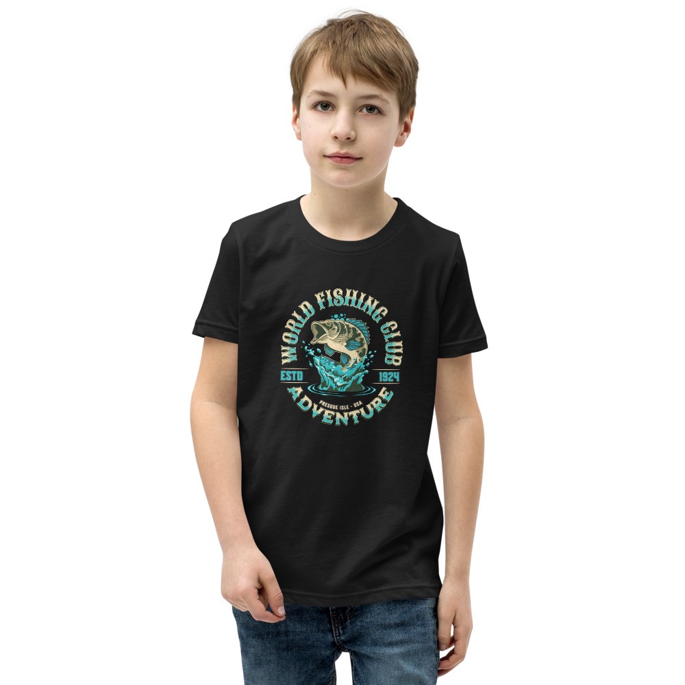 Youth Short Sleeve T-Shirt: World Fishing Club