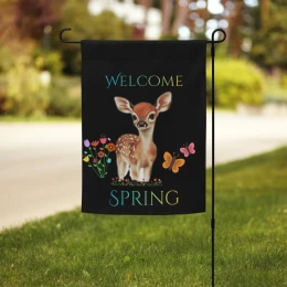 Garden flag: Welcome Spring II