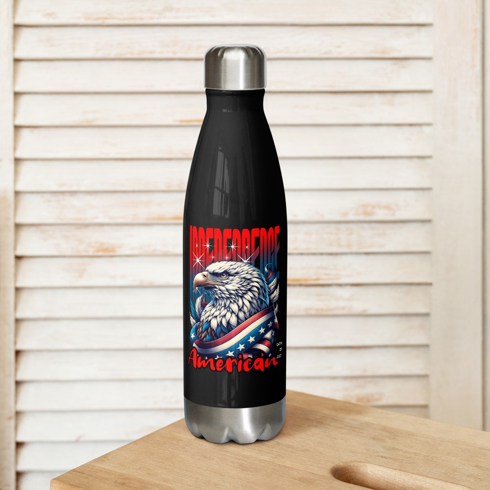 Stainless steel water bottle: American II