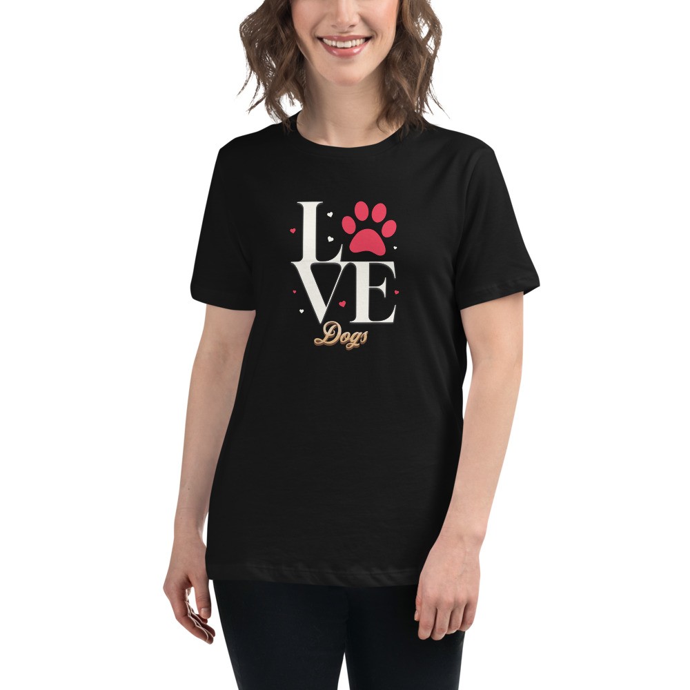 Women's Relaxed T-Shirt: Love Dogs II