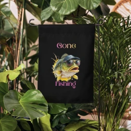 Garden flag: Gone Fishing II