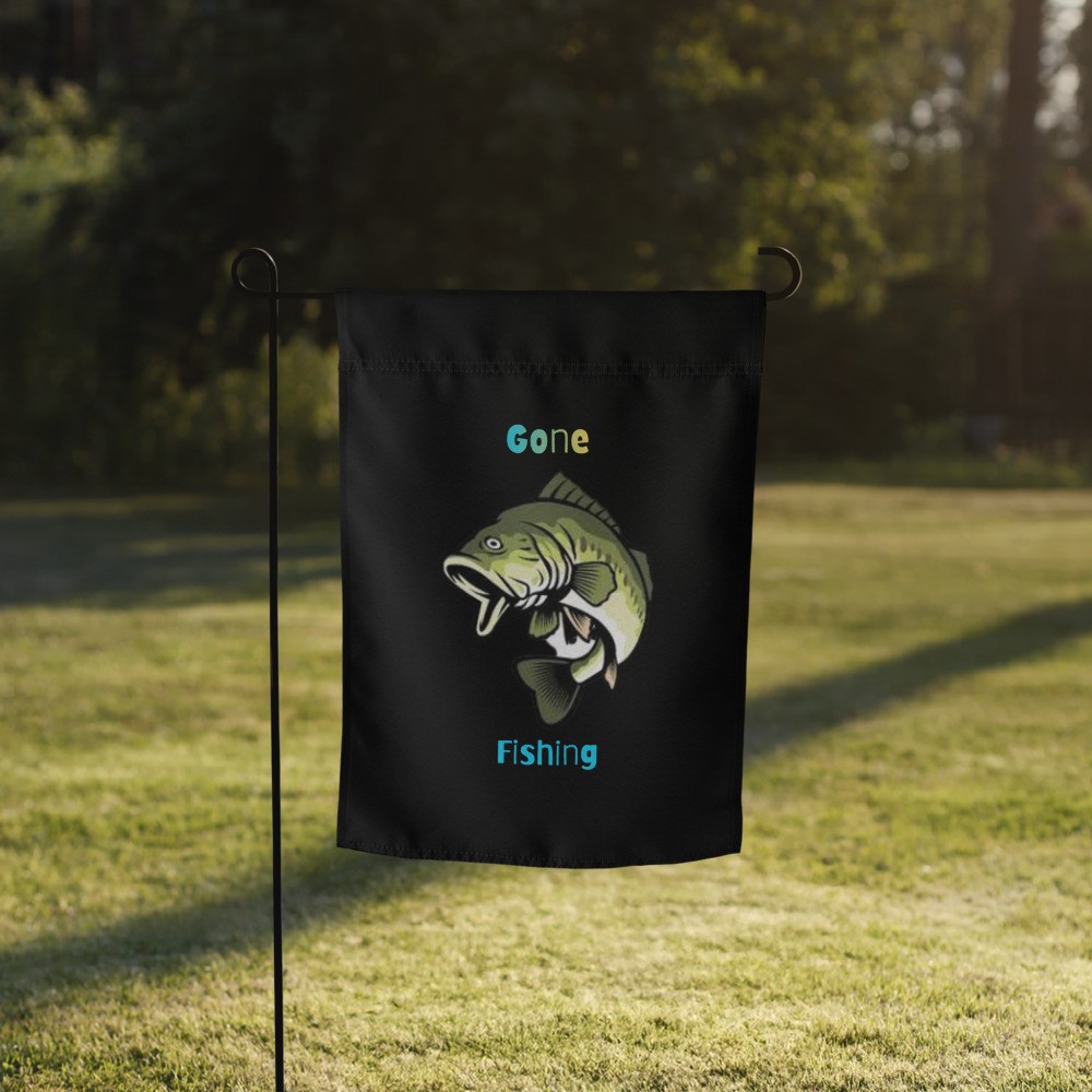 Garden flag: Gone Fishing III