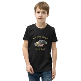 Youth Short Sleeve T-Shirt: Hot Rods Garage 26