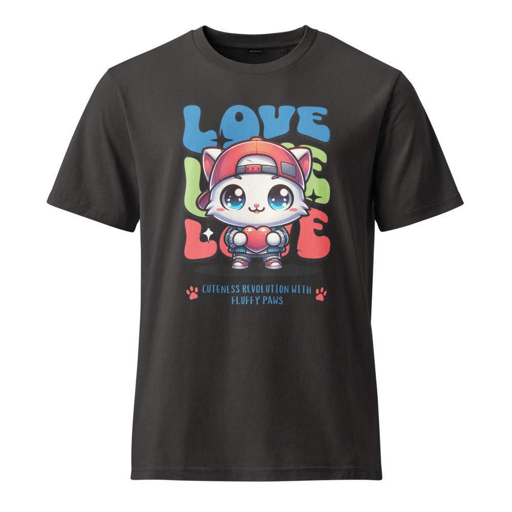 Unisex Garment Dyed Creator 2.0 Vintage T-Shirt | Stanley/Stella SATU041 - Cat Love II