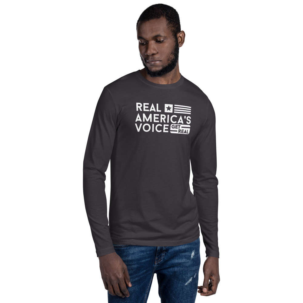 RAV's American made GET REAL Long Sleeve Fitted Crew