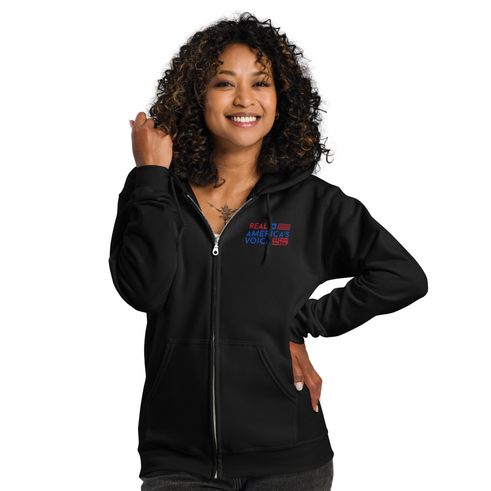 Unisex RAV Get Real heavy blend zip hoodie