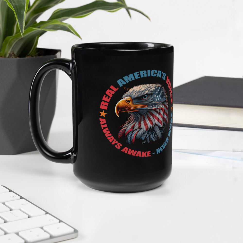 Black RAV EAGLE Glossy Mug