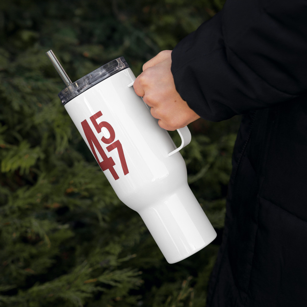 45-7 RAV Travel mug with a handle