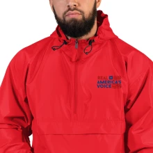 RAV GET REAL Embroidered Champion Packable Jacket